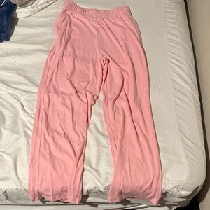 Amazon Women's Pink Wide Leg Pants